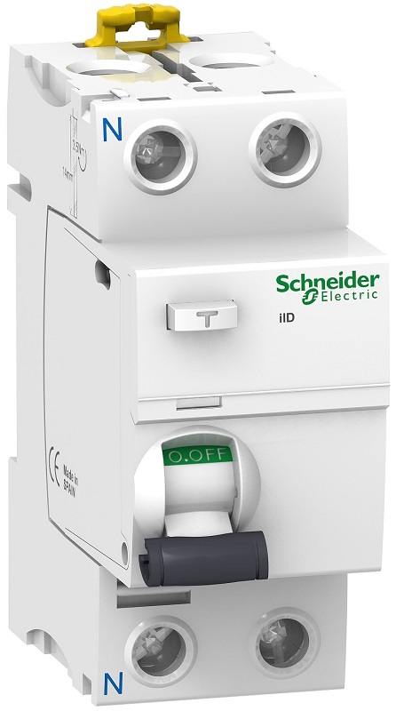 Выключатель дифференциального тока УЗО Schneider Electric Acti9 iID 2п 25А 30мА 6,0кА тип A 